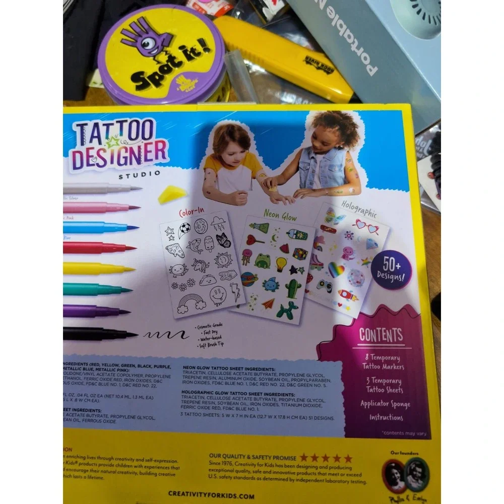Creativity For Kids Designer Studio-Tattoo